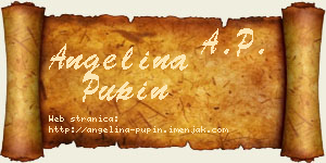 Angelina Pupin vizit kartica